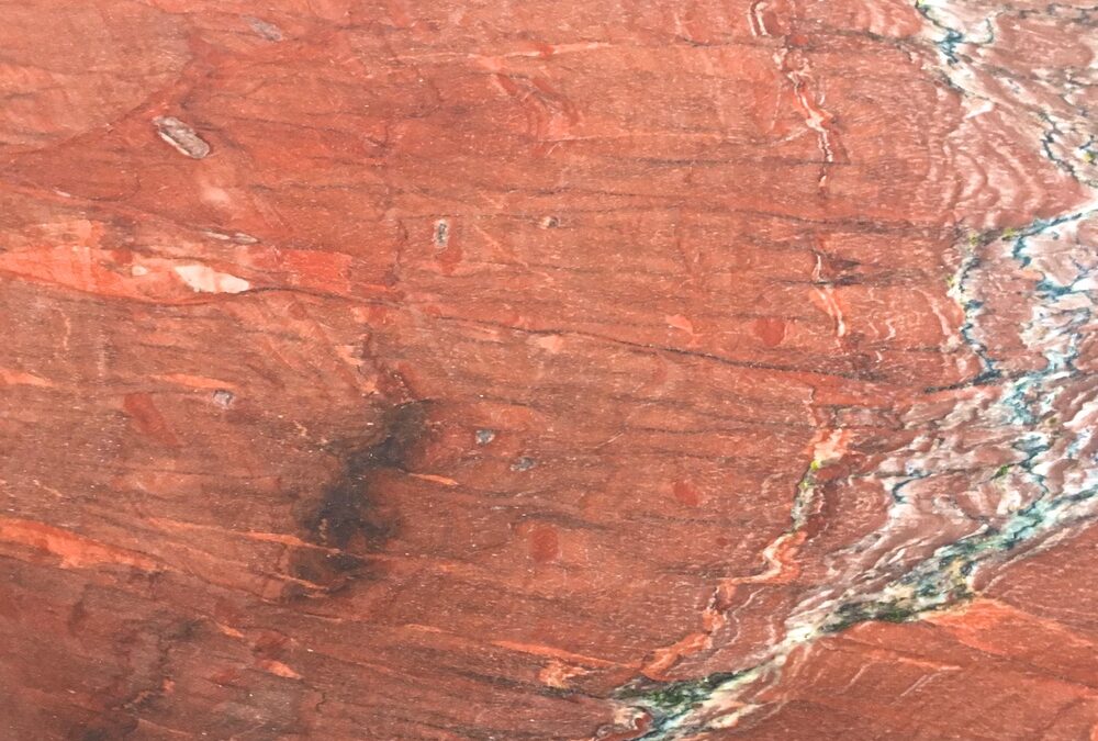 Quartzite naturelle Rosso Pompeiano